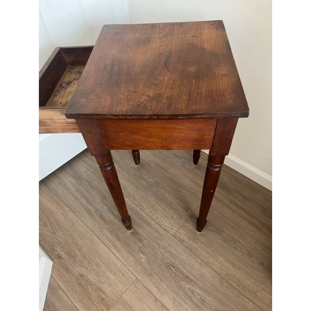 American Antique American Sheraton Style Side Table For Sale - Image 3 of 12