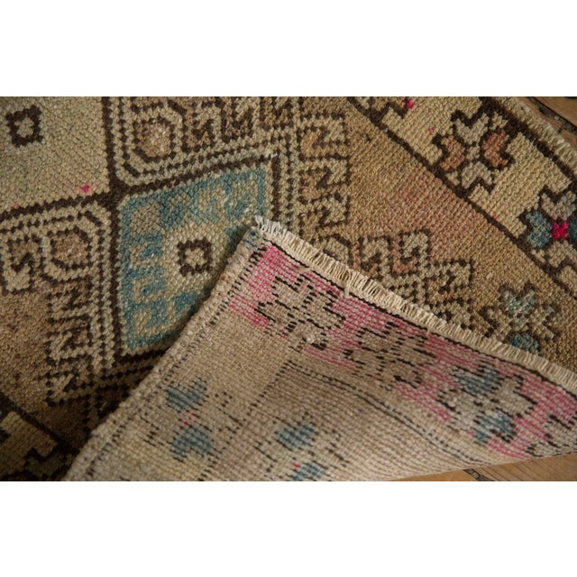 Traditional Vintage Distressed Oushak Rug Mat - 1'9" x 3' For Sale - Image 3 of 8