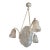 1930s French Art Deco Light Fixture For Sale