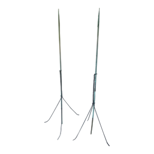 1930s Metal Lightning Rods - Set of 2