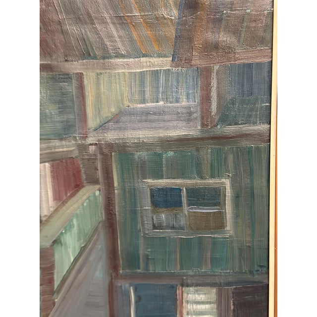 Ragnar Svedberg, Landscape Composition, 1950s, Oil Painting on Panel, Framed For Sale - Image 8 of 18