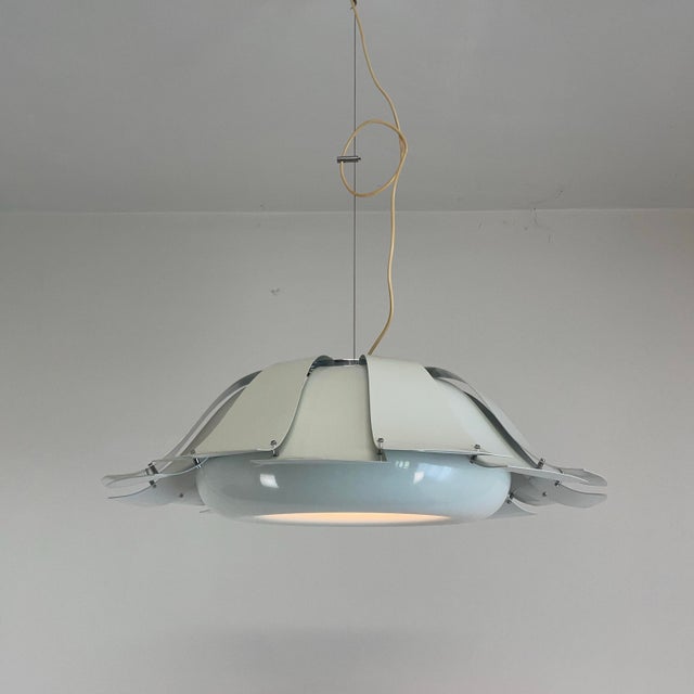White Pendant Lamp from Tronconi, Italy, 1970s For Sale - Image 12 of 18