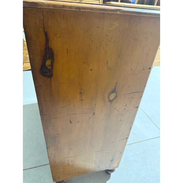 Antique Pine Two Over Three Drawers - Chest of Drawers From England For Sale - Image 12 of 18