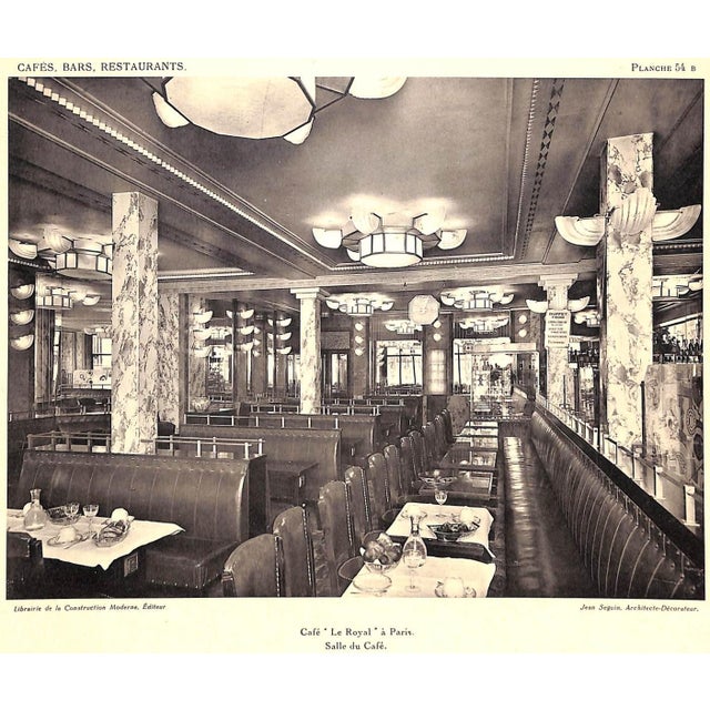 Traditional "Cafes-Bars Restaurants Ii" 1925 For Sale - Image 3 of 12