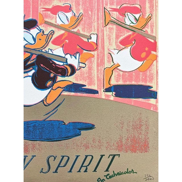 After Andy Warhol, Donald Duck Pink, 1980s, Print For Sale - Image 3 of 6