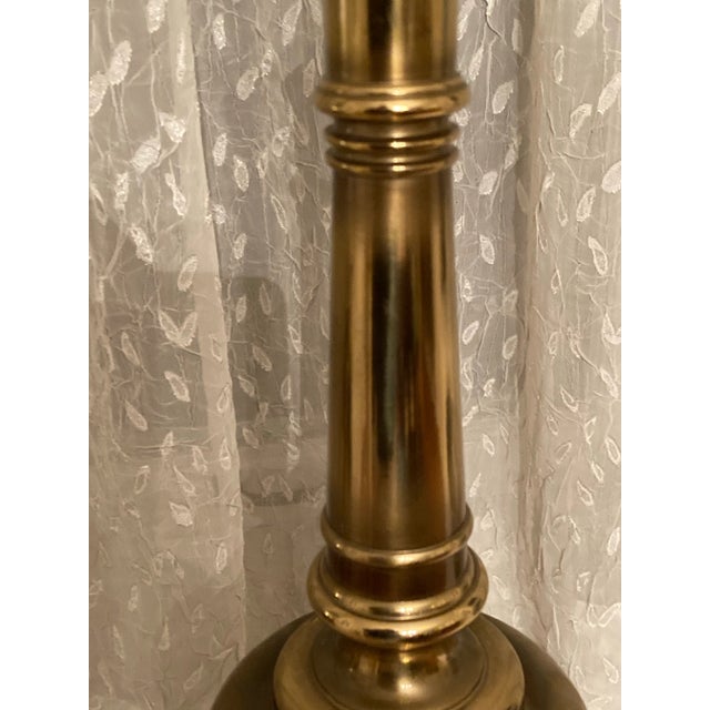 Late 20th Century Stiffel Vintage Brass Table Lamp For Sale - Image 6 of 9