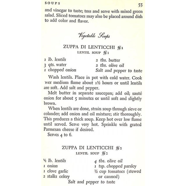 "The Art of Italian Cooking" 1953 Lo Pinto, Maria (Inscribed) For Sale - Image 10 of 10