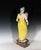 Yellow Monumental Staffordshire Pearlware Figure: "Ceres" (Goddess of Plenty) on Marbled Plinth For Sale - Image 8 of 13