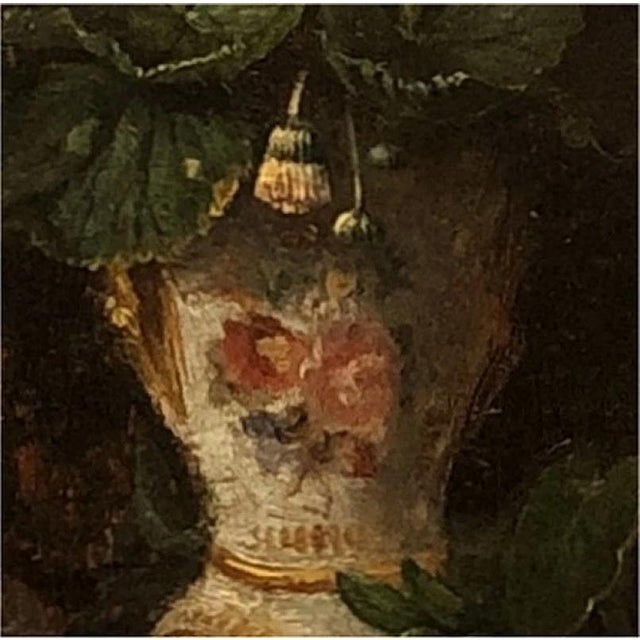 Bouquet of Flowers, 19th Century, Oil Painting on Panel, Framed For Sale - Image 7 of 10