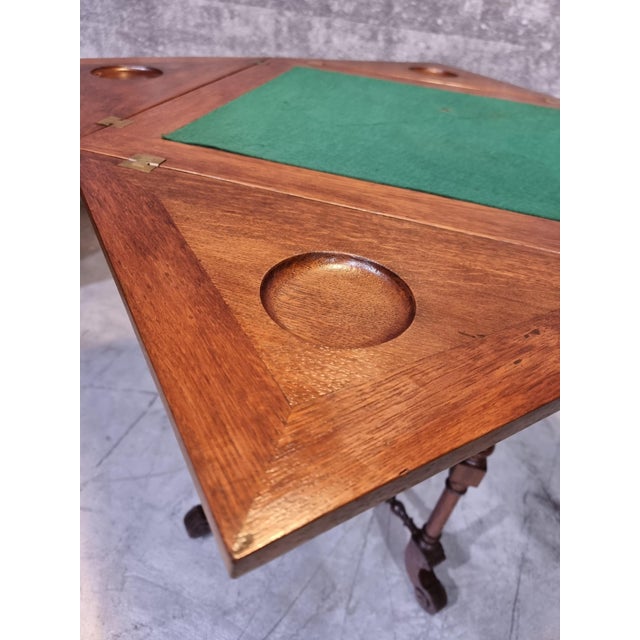 Antique Game Table from Pander & Zoon, 1920s For Sale - Image 14 of 18