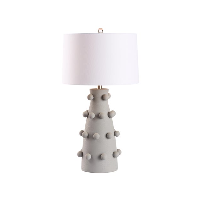 Contemporary Rory Lamp - Gray For Sale - Image 3 of 5