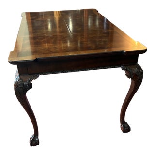 1980s Henredon Chippendale Game Table For Sale