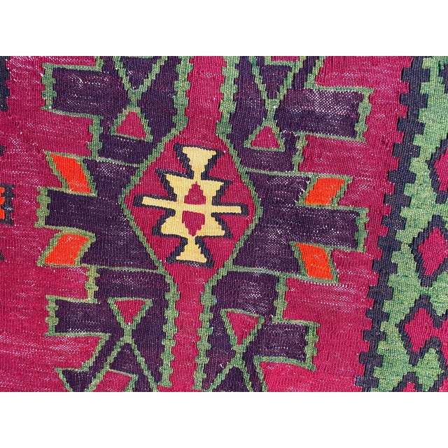 Vintage Turkish Colorful Kilim, 1980s For Sale - Image 15 of 18