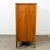Mid Century Modern Highboy Dresser American Walnut 4 Drawer Denmark MCM Vintage For Sale - Image 4 of 12