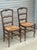 French Provincial Pair of French Provincial Louis XV Style Oak Side Chairs, Circa 1920. For Sale - Image 3 of 11