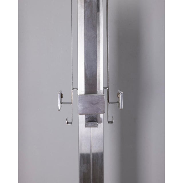 Vintage Italian Coat Hangers and Umbrella Stands in Steel, 1970s, Set of 2 For Sale - Image 6 of 12