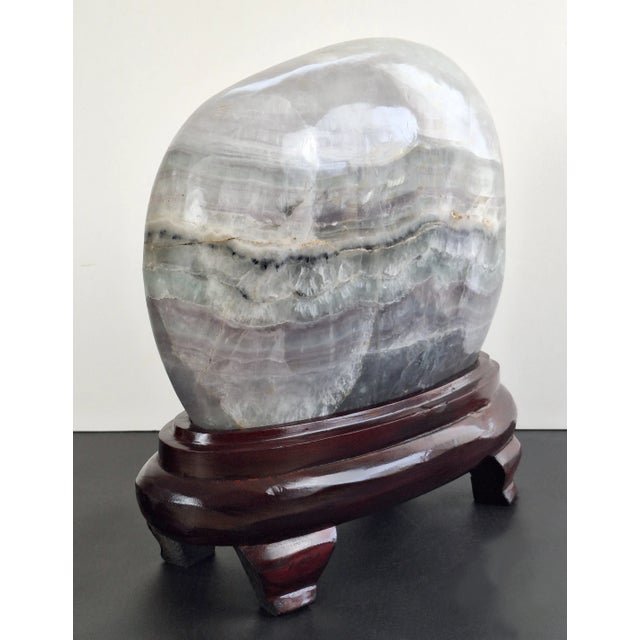 Massive Chinese Flourite Gongshi For Sale - Image 4 of 10