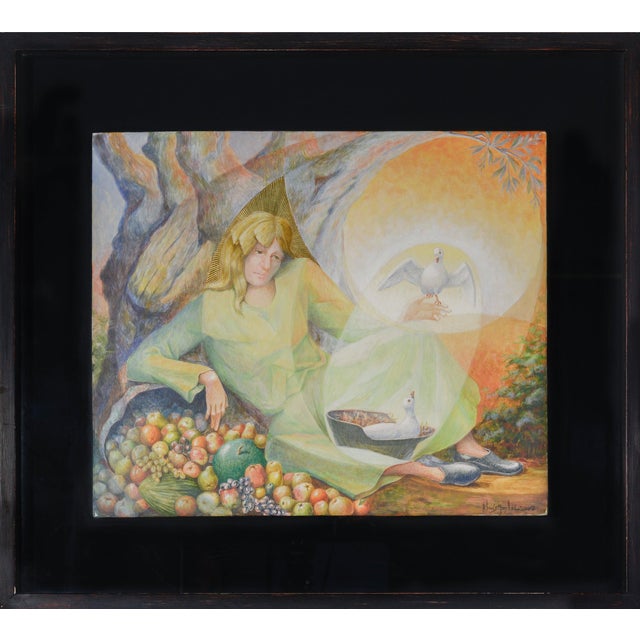 Artist: R. Luis Monllao ? Year: 2002 Signed and dated Medium: Watercolor and Mixed Media Signature: Signed "R. Luis...