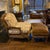 Late 20th Century Stoneleigh Ltd. Traditional Mohair and Fabric French Upholstered Custom Lounge Chair With Matching Ottoman For Sale - Image 5 of 8