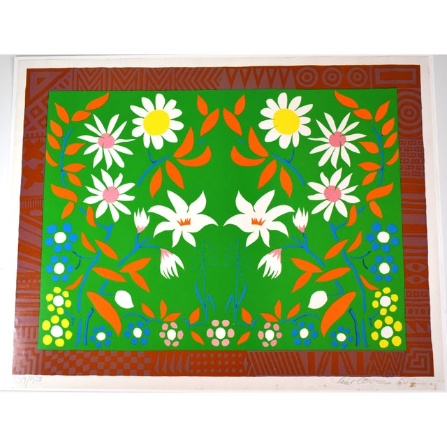 Poul Gernes, Floral Composition, 1982, Lithograph For Sale - Image 8 of 8