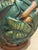 Ceramic Vintage Sarreguemines Style Faience Vase For Sale - Image 7 of 8