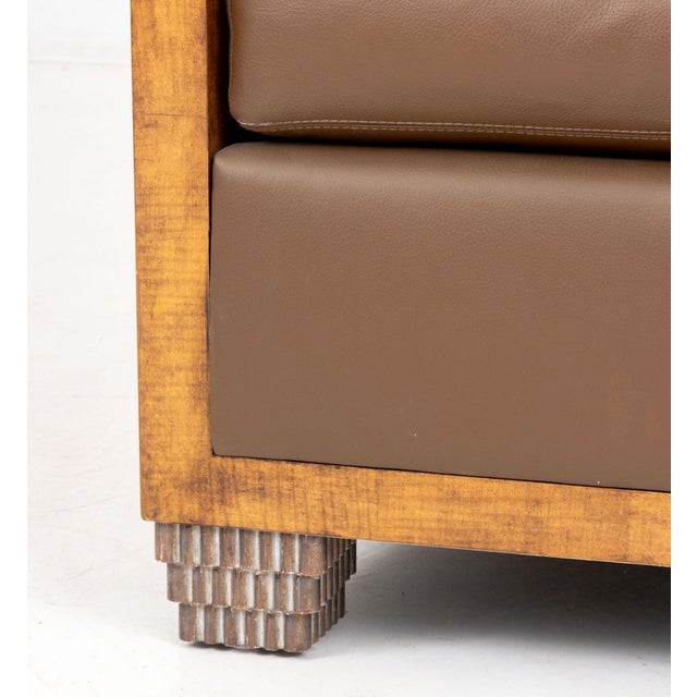 Wood Therien Studio Workshops Walnut Club Chair For Sale - Image 7 of 10