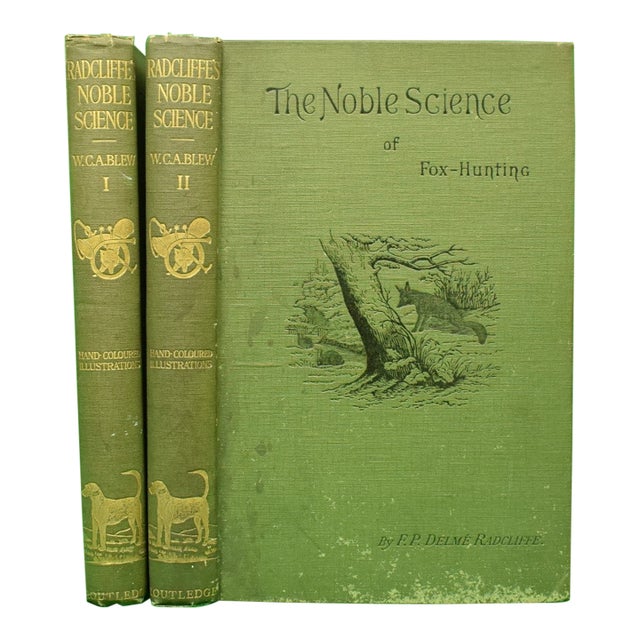 "The Noble Science of Fox-Hunting: Vol I & Ii" 1911 Blew, w.c.A. For Sale