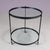 Metal Round Trolley Black Metal with Two Glass Tops by Janni Van Pelt NL, 1960s For Sale - Image 7 of 8