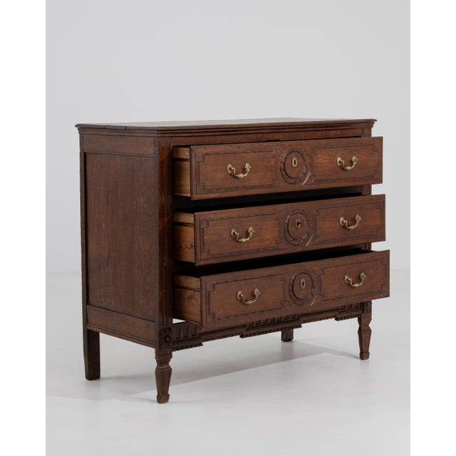 French Louis XVI Chest Of Drawers In Original Patina For Sale - Image 3 of 13