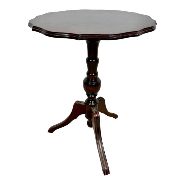 20th Century English Tilt-Top Side Table, 1940 For Sale - Image 9 of 9