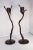 Metal Contemporary Bronze Candlestick by Artist Gillberg Branch Design - a Pair For Sale - Image 7 of 7