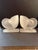Pair of 1940s New Martinsville Satin Glass Nautilus Seashell Bookends For Sale - Image 6 of 8