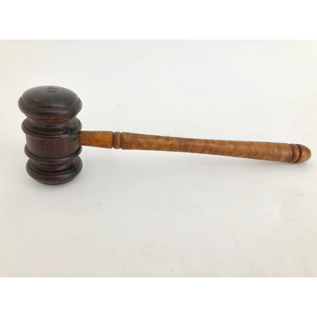 1960s Vintage Gavel ‘Jw’ For Sale - Image 5 of 6