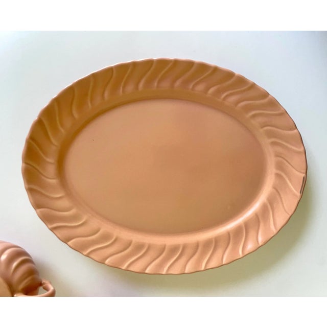 44 Pieces - 1940's Pink Franciscan Coronado Dinnerware and Serving Set For Sale - Image 12 of 13