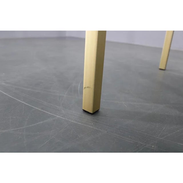 Metal Italian Brass Coffee Table with Smoked Glass Top, 1970s For Sale - Image 7 of 11