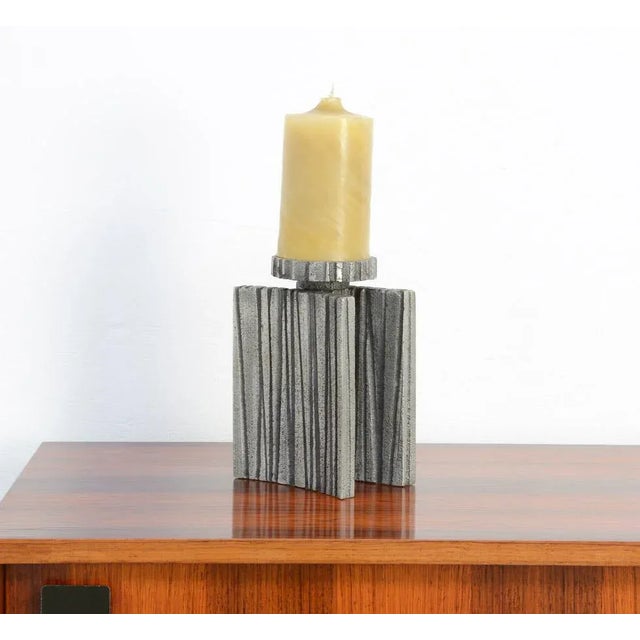 Brutalist Aluminium Candleholder by Willy Ceysens, 1960s For Sale - Image 12 of 12