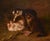Jane Dhazon De Saint-Firmin, Three Playing Cats, Oil on Canvas, Late 19th Century For Sale - Image 3 of 11