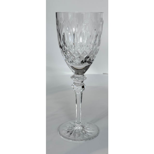 Transparent Late 20th Century Rogaska Queen Wine Glasses Set of 8 For Sale - Image 8 of 17
