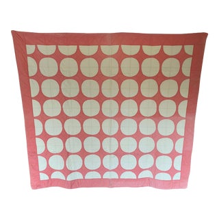 American Geometric Patchwork Quilt For Sale