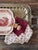 William Adams and Company Antique W. Adams & Sons Red Transferware Cake Plate | Old English Rural Scenes | Square Handled Serving Plate England For Sale - Image 4 of 12