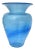 Pale Blue Stretch Glass Vase For Sale