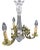 Crystal and Bronze Chandelier from the Baccarat Company, 19th Century For Sale