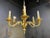 1900 - 1909 1900's Caldwell Bronze Engraved Chandelier With 6 Lights For Sale - Image 5 of 9
