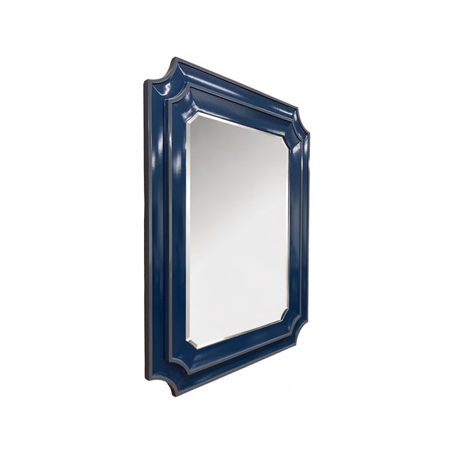 Ethan Scalloped Mirror Navy For Sale In Chicago - Image 6 of 11