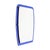 Mirror from modernist period in France. This piece has a frame of blue mirror with a central scalloped mirror, all...