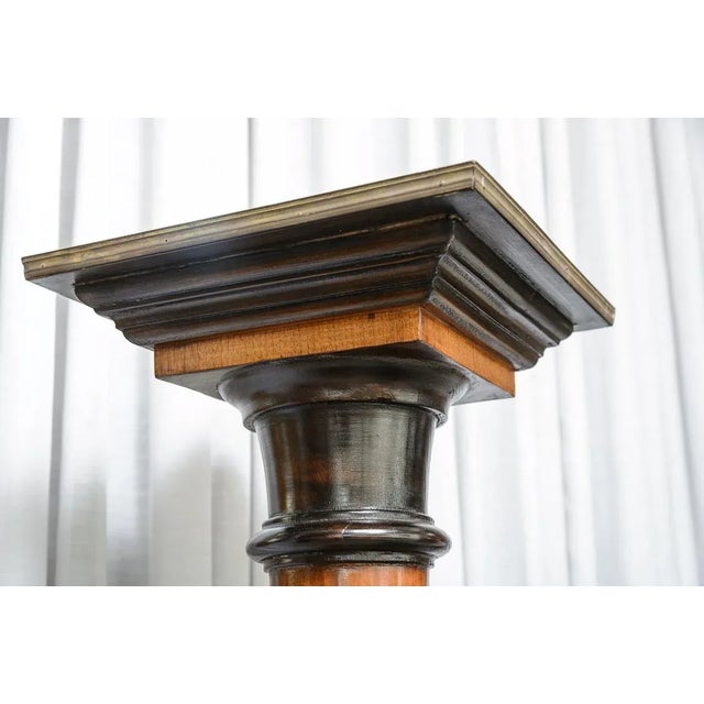 Decorative Wood Columns-A Pair For Sale - Image 4 of 8
