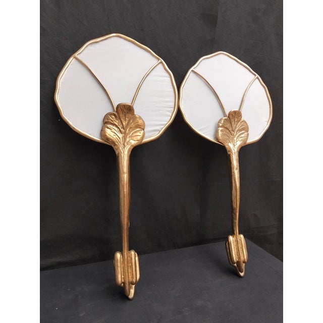 Vintage Wall Lights in Bronze, 1970s, Set of 2, in Very Good conditions. Designed 1970 to 1979 I have official proof of...