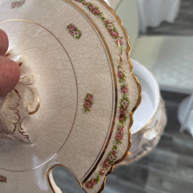 Antique Homer Laughlin Tureen Made in June 1916 For Sale - Image 11 of 11