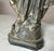 Tall Antique Silver Plate Metal Religious Saint Virgin Mary Statue Sculpture For Sale - Image 13 of 13