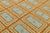 Swedish-Style Geometric Flatweave Wool Rug in Rust and Sky Blue For Sale In New York - Image 6 of 10